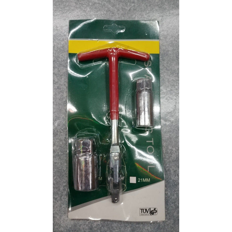 Llave Saca Bujia Profesional 2en1 16mm Y 21mm /r&c