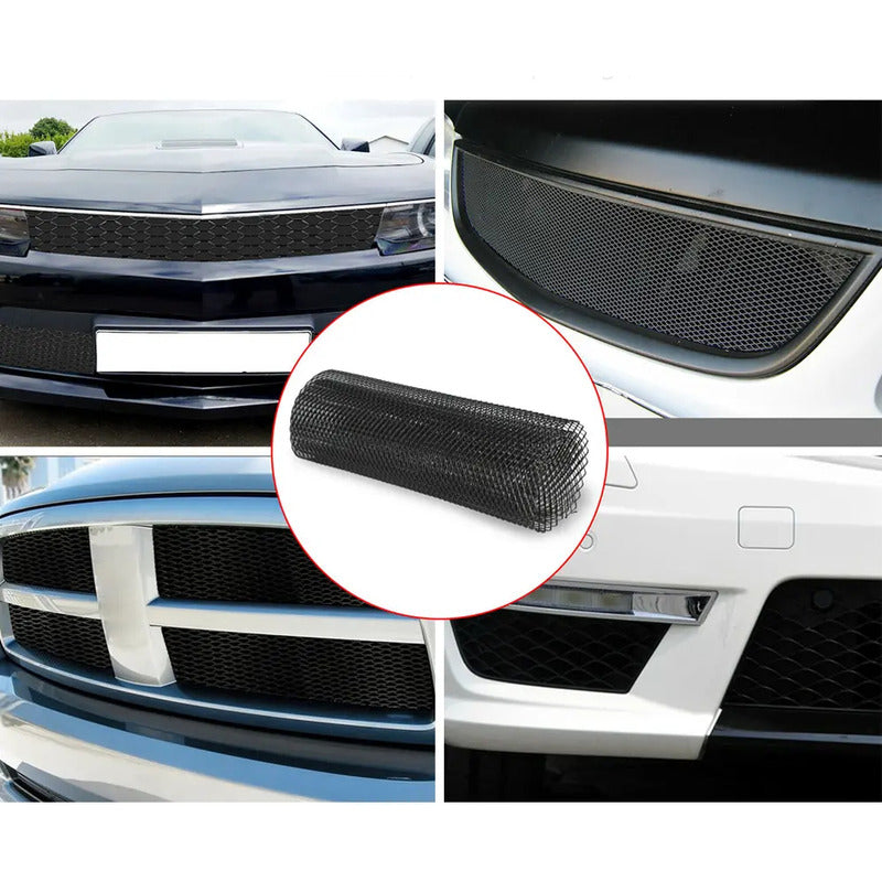 Malla Para Parachoque Rejilla Aluminio Auto Tuning Universal