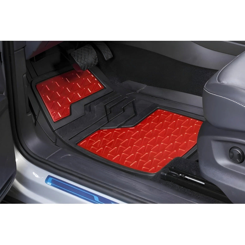 Alfombra Piso De Goma-metalizado Auto Universal 5pcs Tuninng