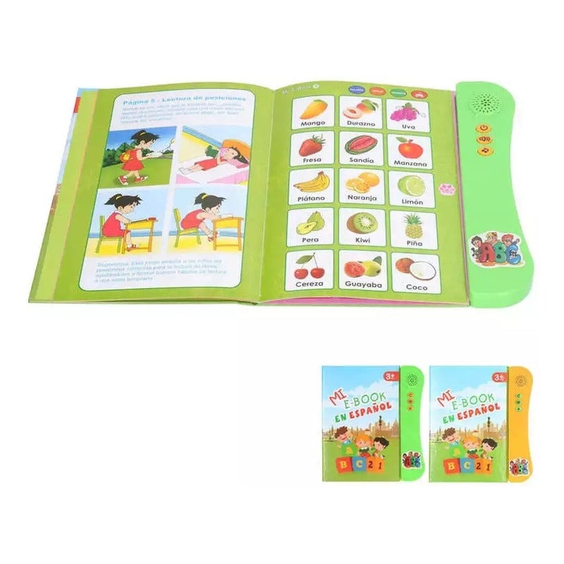 Libro Interactivo Con Sonido En Español Niño/niña Aprendizaj