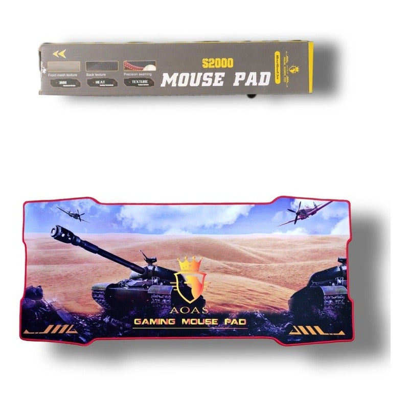 Mouse Pad Gamer Diseño Xl 90x40cm Antideslizante Cosido