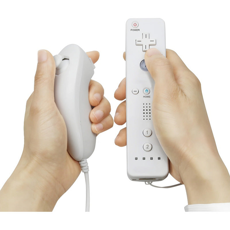 Joystick Compatible Con N-wii Wiimote + Nunchuk + Funda Wii