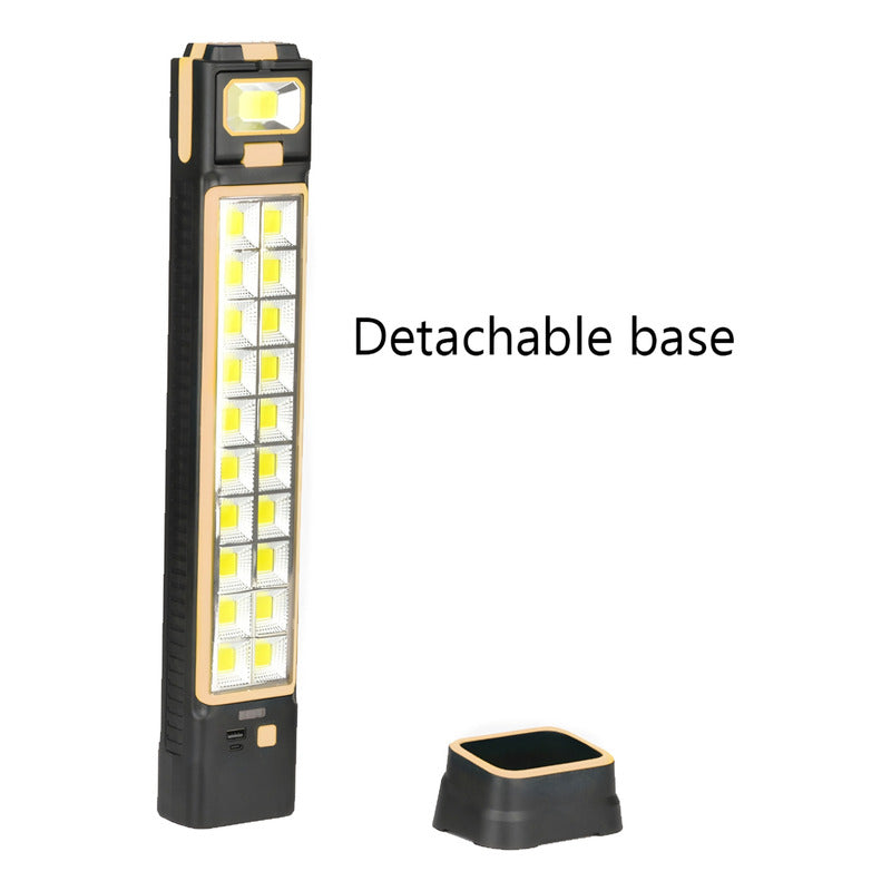 Lámpara De Emergencia Luz Led Recarga Solar /usb +base 48led