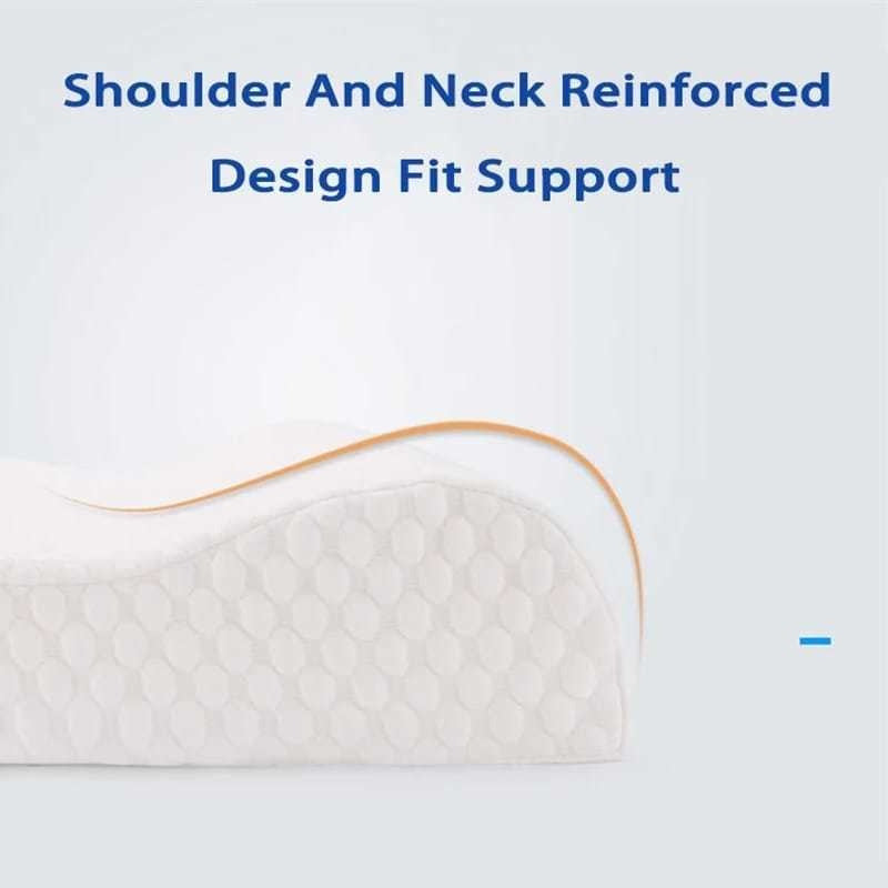 Almohada Terapeutica Cervical Con Memoria Foam Natural/r&c