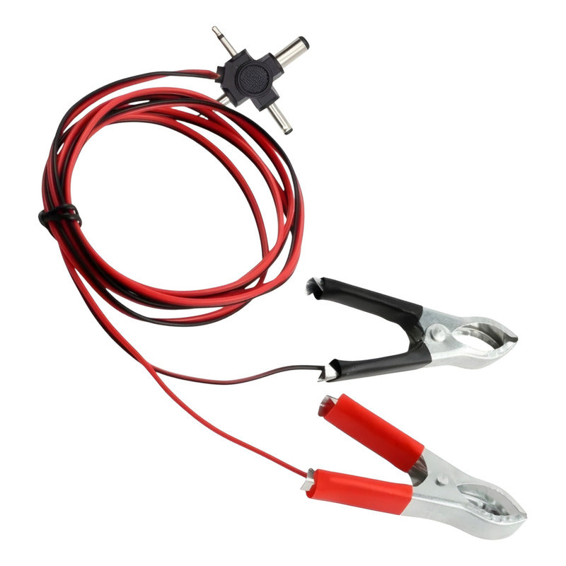 Adaptador Pinza De Batería Con Cable 1.4mt Cargador 50a 4en1