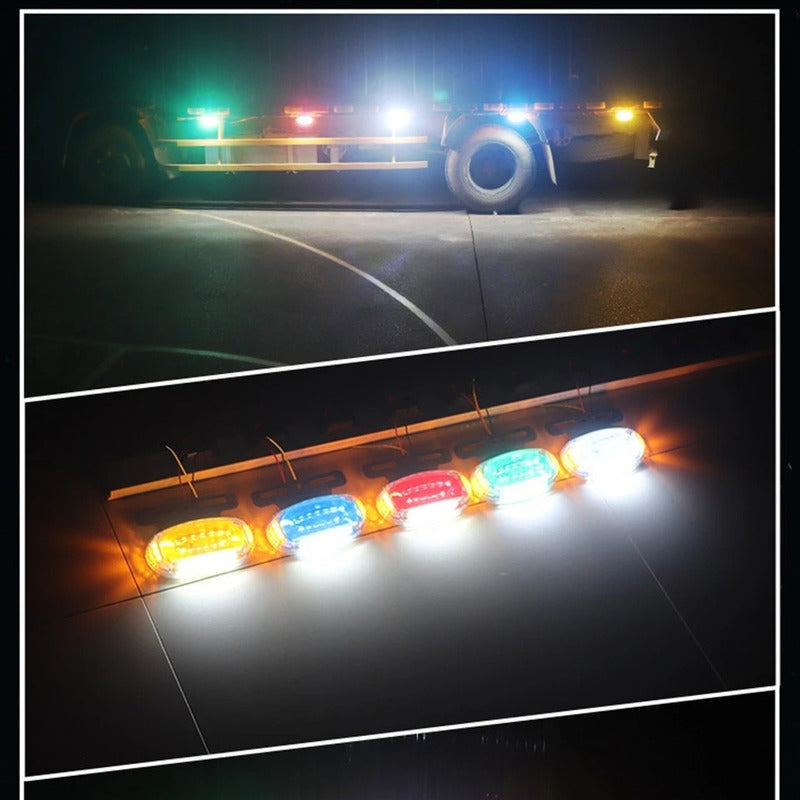 X2 Luz Led Lateral Luz De Trocha Posición Trasera 24v /ryc