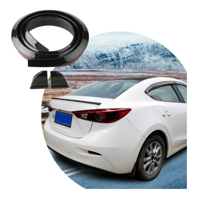 Aleron Lip Spoiler Maleta Brillante 1.50mt Universal Auto