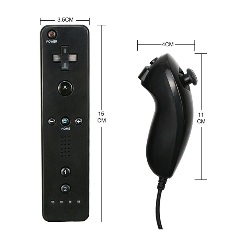 Joystick Compatible Con N-wii Wiimote + Nunchuk + Funda Wii
