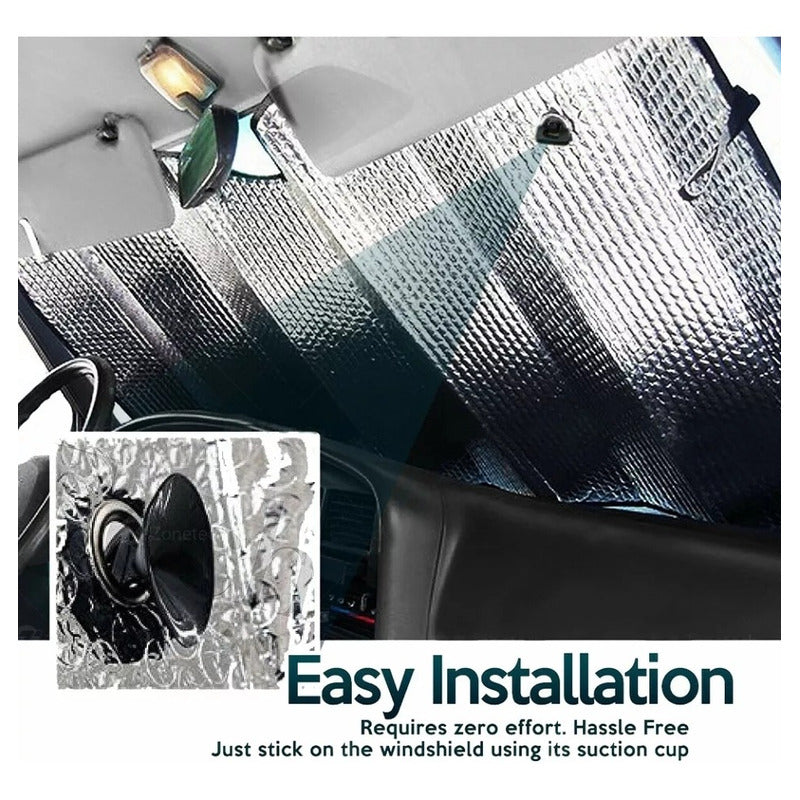 Tapa Sol Protector Solar De Parabrisa 140 X 70cm Sombrilla