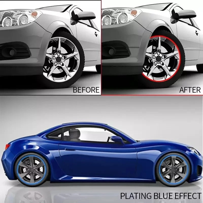 Moldura Para Llantas Decorativa Y Protectora Auto Tuning Ryc