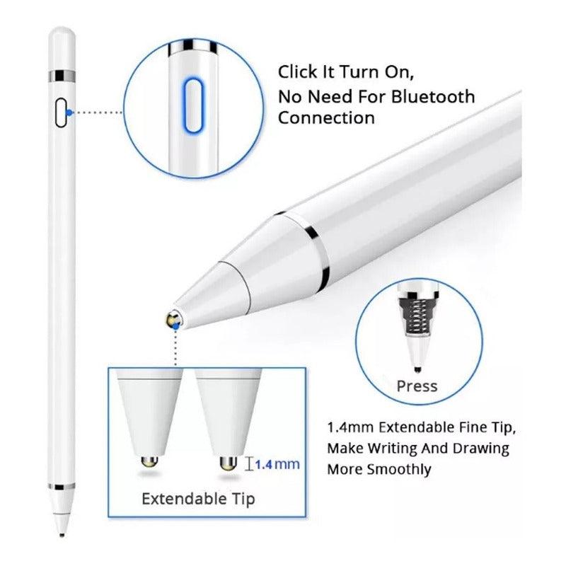 Lápiz Óptico Táctil Para Tablet, iPad, Ios, Android Stylus