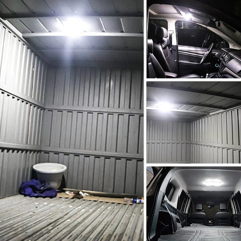 Luz De Techo Interior 108led Auto Universal 12-24v R&c