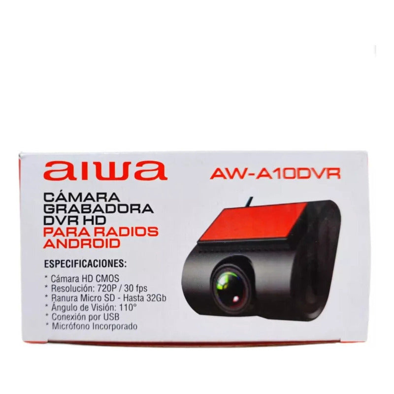 Camara Carro Grabadora Aiwa Dvr Hd Microfono Usb Aw-a10dvr