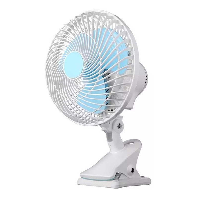 Ventilador Doble Funcion Escritorio / Pinza Clip Oscilante