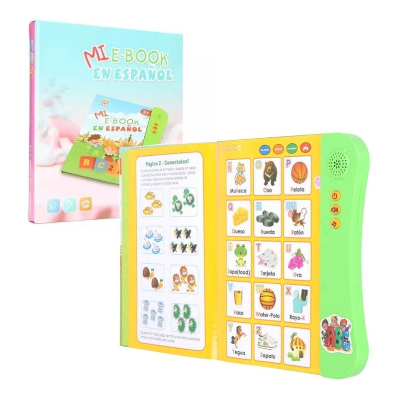 Libro Interactivo Con Sonido En Español Niño/niña Aprendizaj