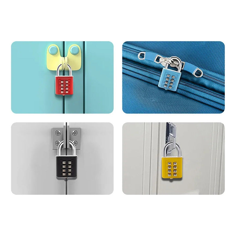 Candado Kmt Tools 40mm 5 Dígitos Color Negro Con Combinación Numérica