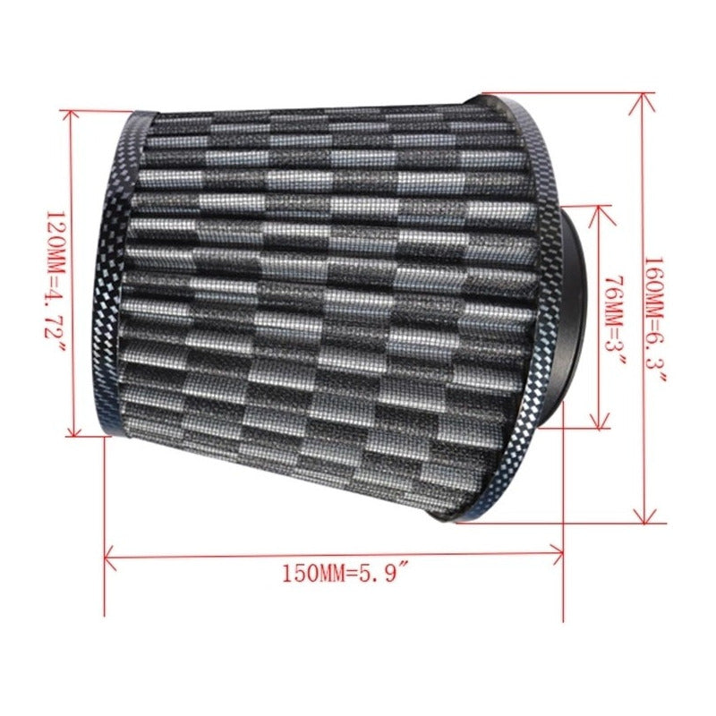 Pack Combo Kit Inducción Corta + Filtro Cónico Universal /