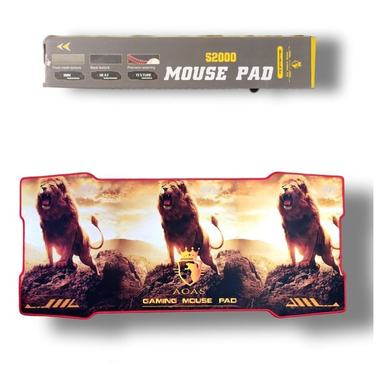 Mouse Pad Gamer Diseño Xl 90x40cm Antideslizante Cosido
