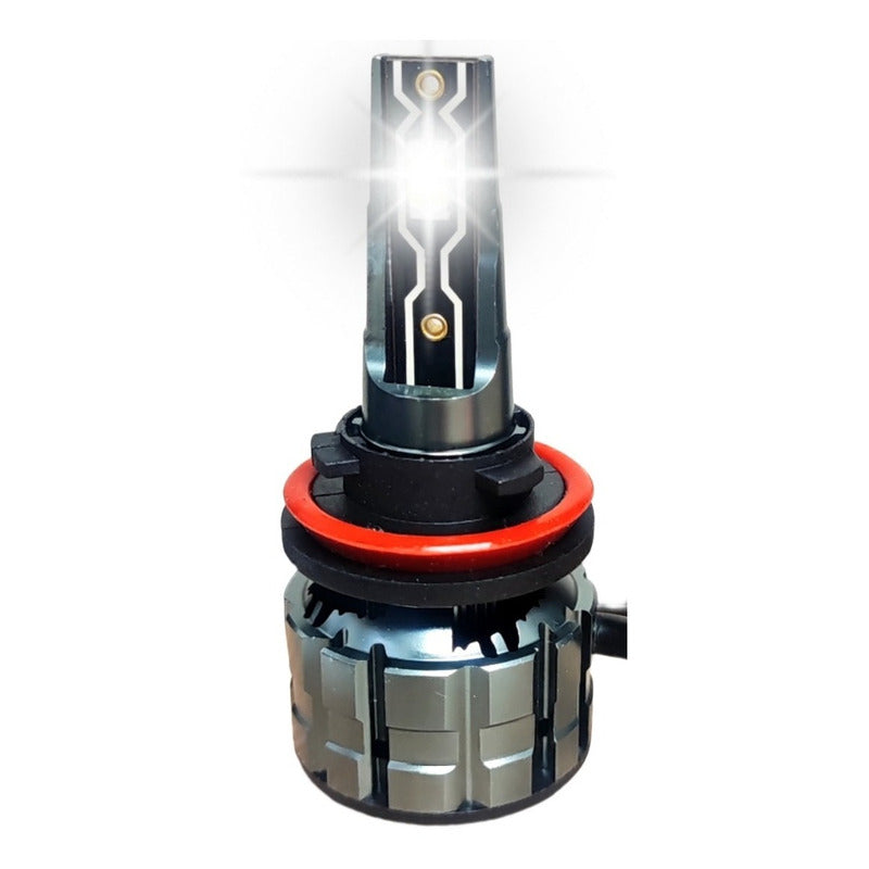 Kit X2 Ampolleta Turbo Led 8v-48v 28000l 280w Conector H11