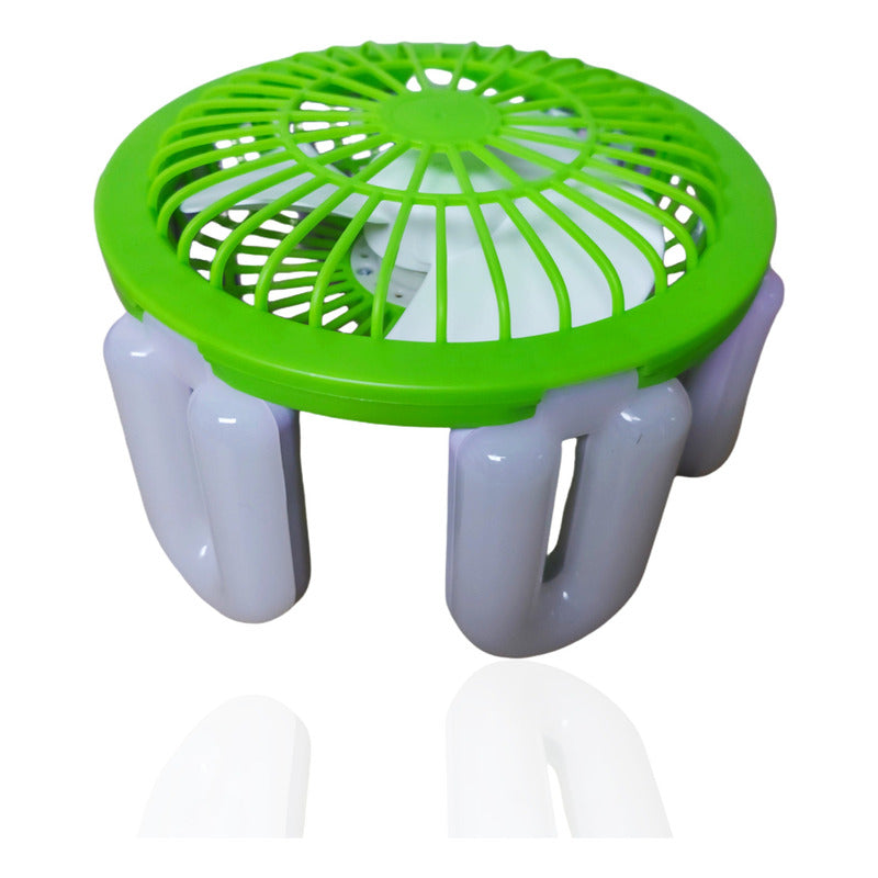 Ventilador De Techo + Ampolleta 6 Aspas E27 + Control Remoto