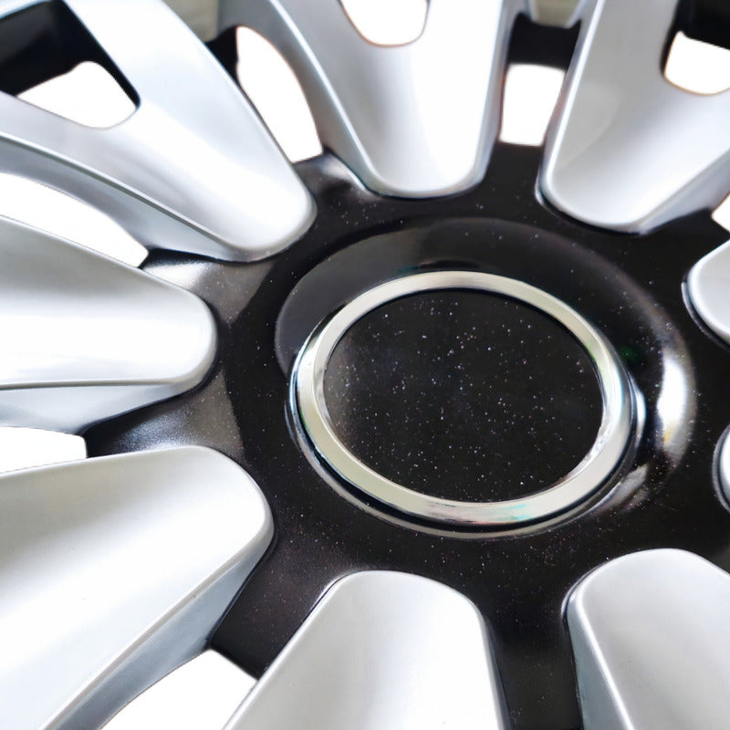 Set X4 Tapa Rueda Aro 16 Cromada Designer Tapa 16 Auto /r&c