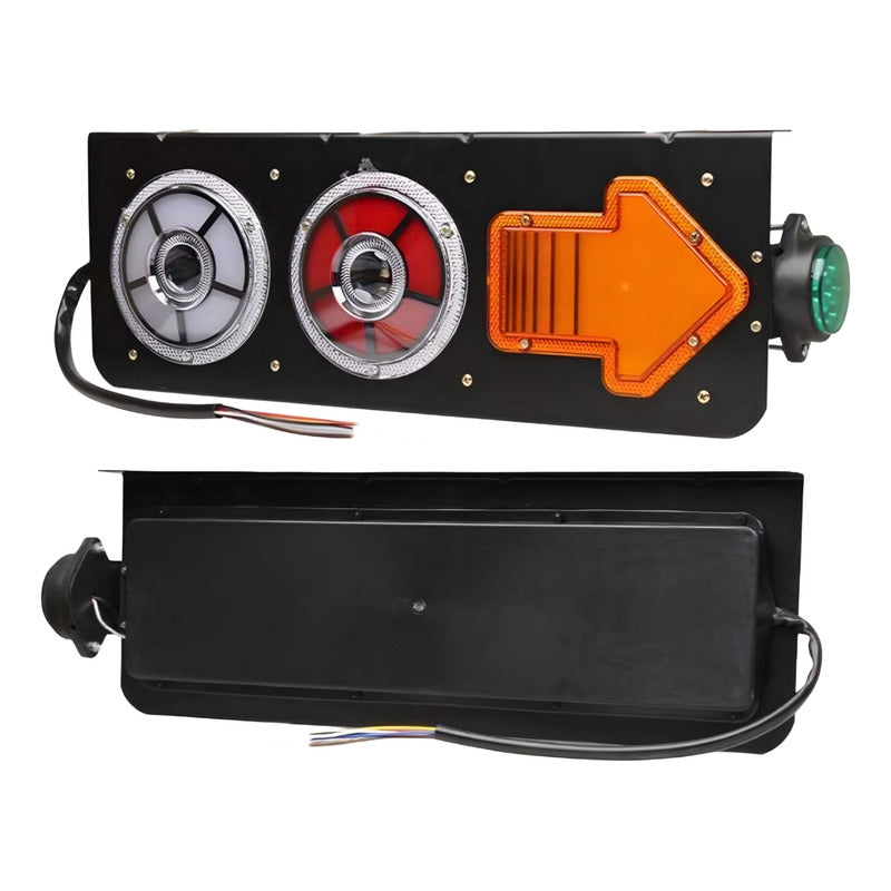X2 Foco Led Freno Secuencial Multifunción Rgb 12-24v Camión