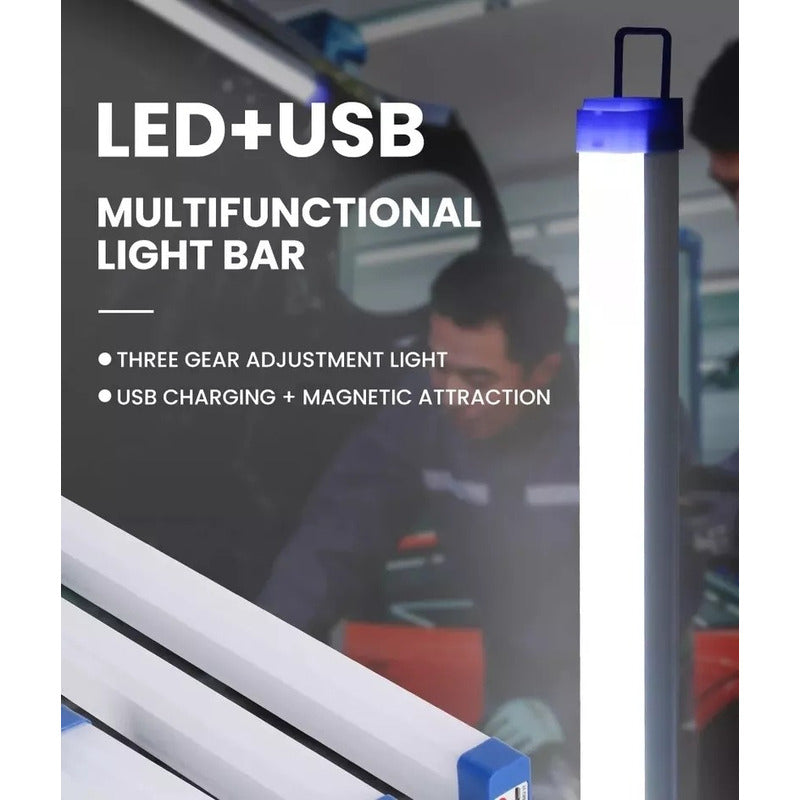 Lámpara Emergencia Barra Led Portátil Multiuso Closet