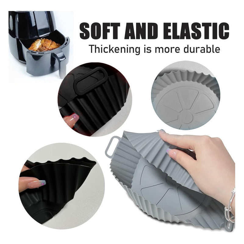 Molde Silicón Antiadherente Para Freidora De Aire Air Fryer