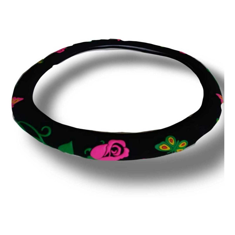 Funda Cubre Volante Para Mujer Gamuza Diseños /r&c