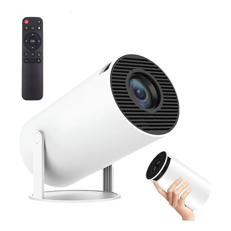 Proyector Portatil Cinema 4k Android Tv 11 Hdmi Usb 180°