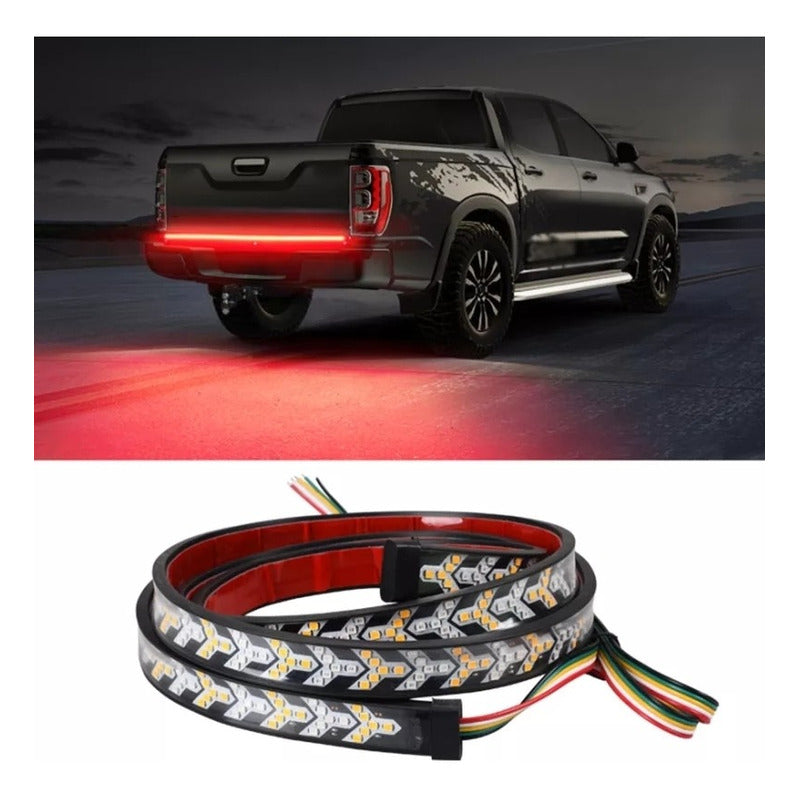 Tercera Luz De Freno De Camioneta + Secuencial Tira Led 1.20