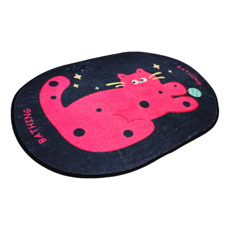 Limpiapiés Alfombra Bienvenida Baño Dormitorio Decora Kawaii