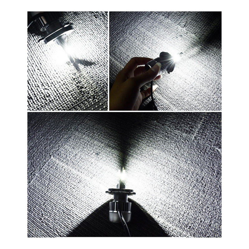X2 Ampolleta Mini Turbo Led T10 Potente 12000lm Conector H7
