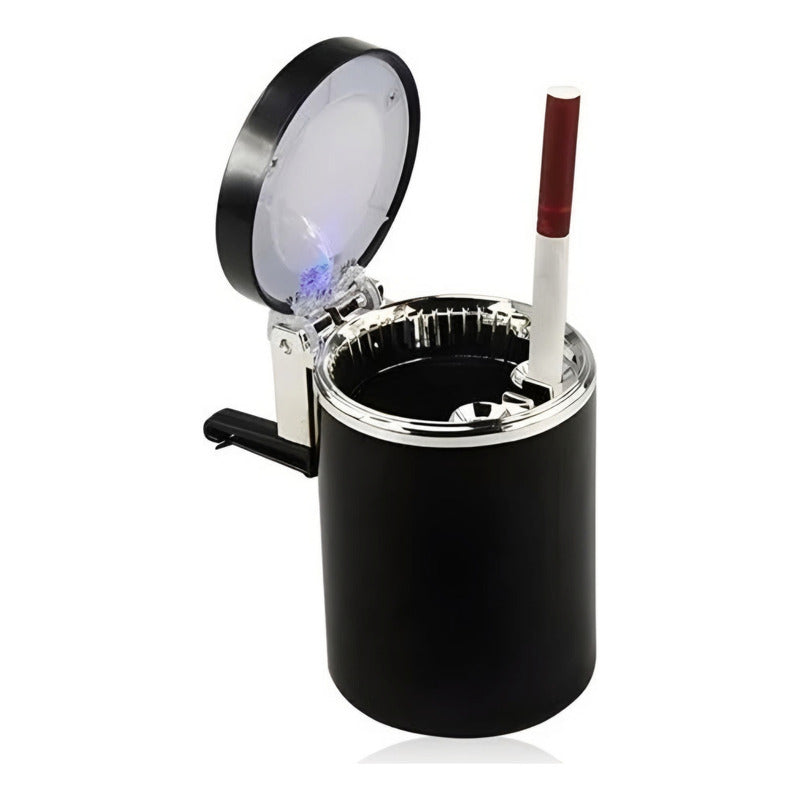 Cenicero Auto Cn Luz Led Soporte Rejilla Del Aire Monedero