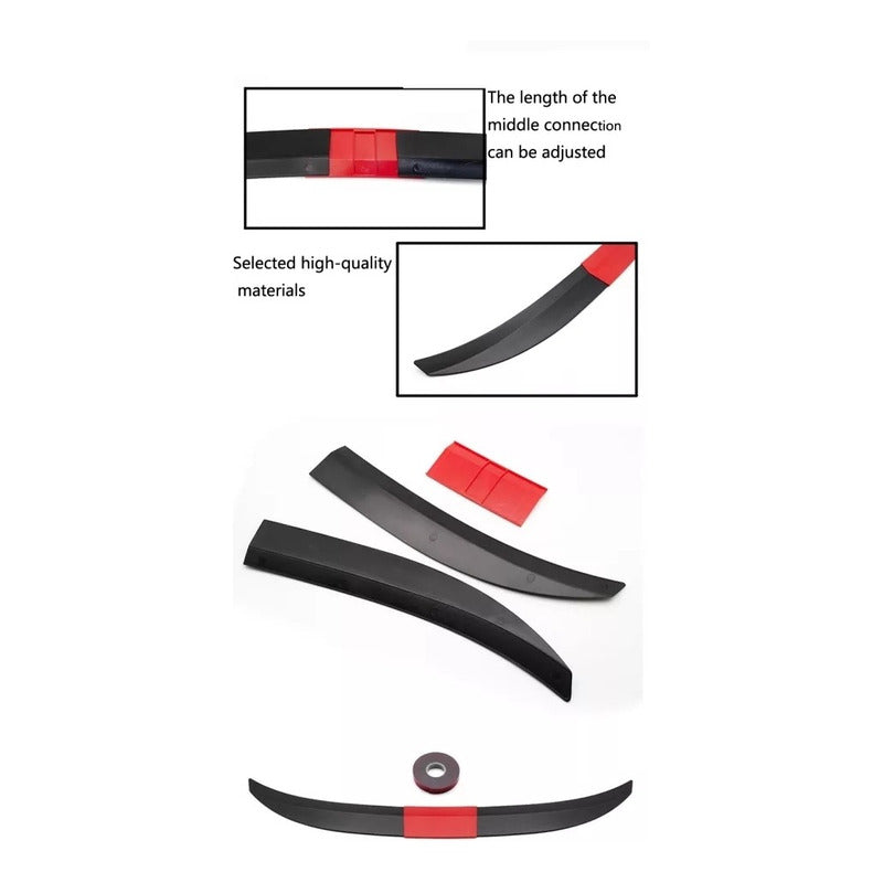 Aleron Lip Spoiler Maleta Plástico Abs Universal Auto/r&c