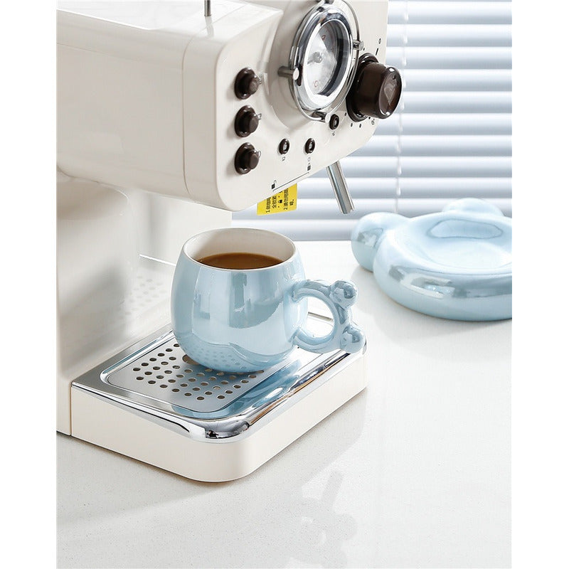 Taza Efecto Espejo Con Mango Orejitas De Oso Mug Tazón/ryc