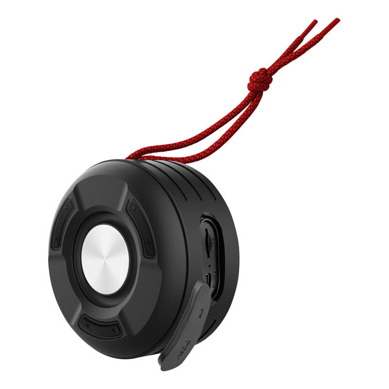 Parlante Portátil Bluetooth Aiwa 10w Ipx6 Iluminado Aw-sj216 Color Negro