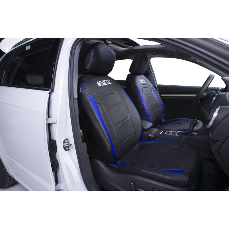 Fundas Cubre Asiento De Auto Sparco Tela Poliéster 406 9pcs