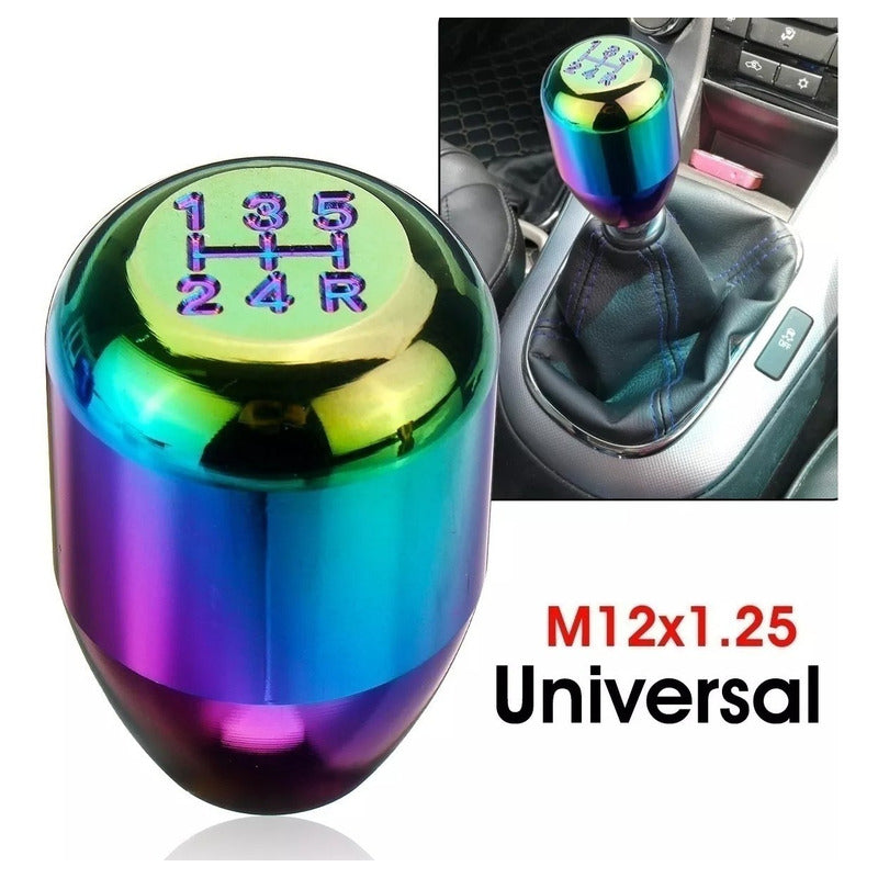 Pomo Manilla Palanca Cambios Tornasol 5ta Tuning Universal