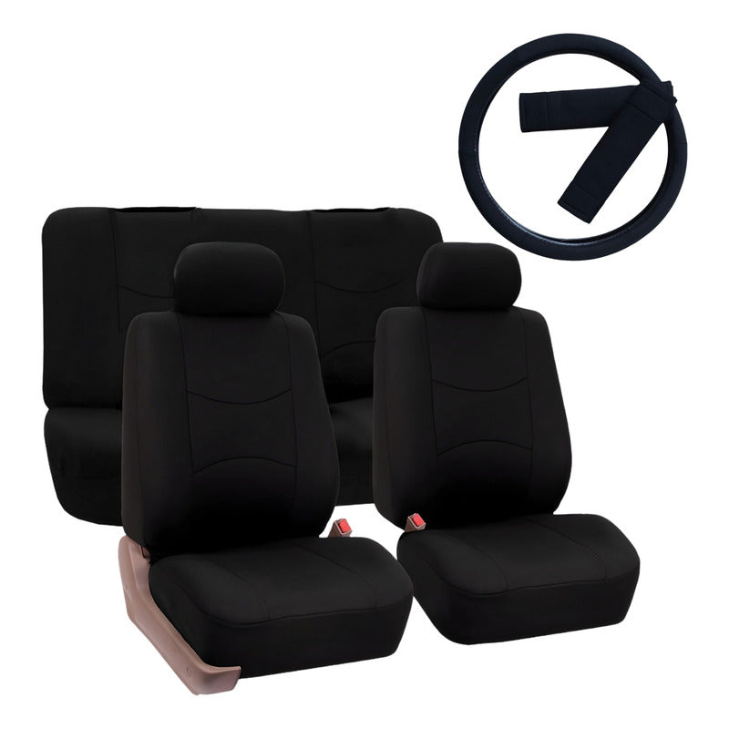 Set 11pcs Cubre Asiento Cubre Volante Almohadillas Cinturon