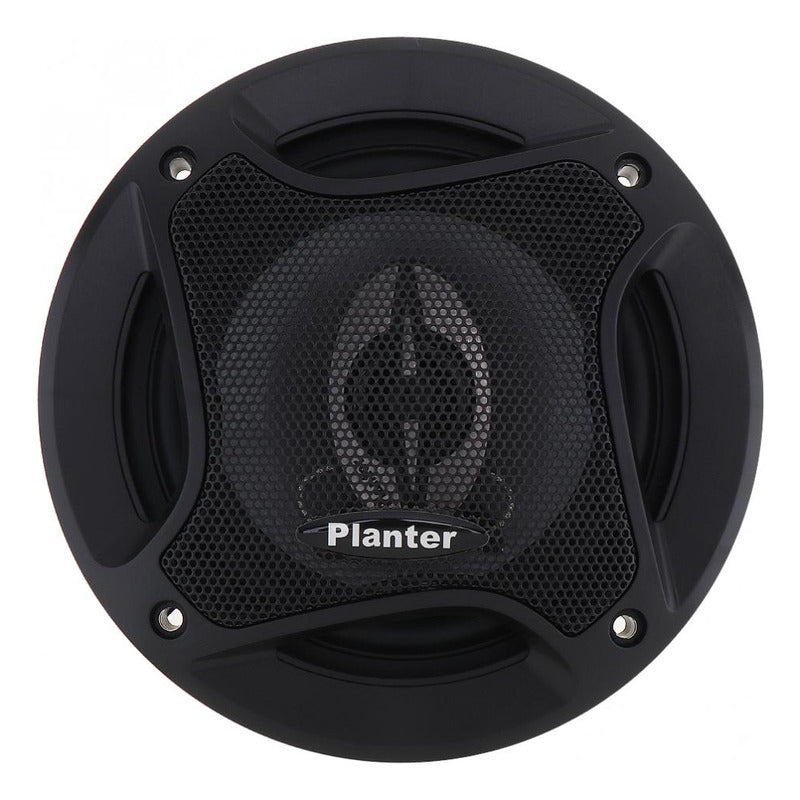 X2 Parlante 6 Pulgadas 16cm Redondo Coaxial 400w 3vias Auto