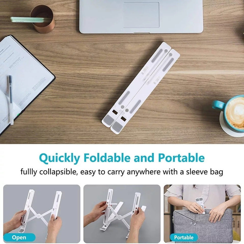 Soporte Elevador Notebook Base Plegable Portátil Macbook/ryc