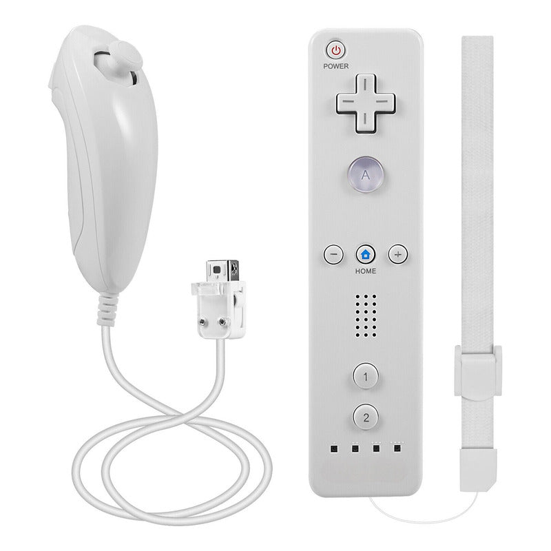 Joystick Compatible Con N-wii Wiimote + Nunchuk + Funda Wii