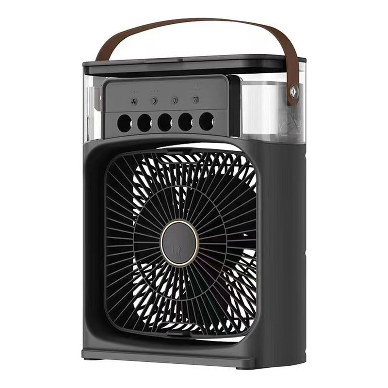 Ventilador 3en1 Humidificador Aromatizante Cn Luz Aire Frío