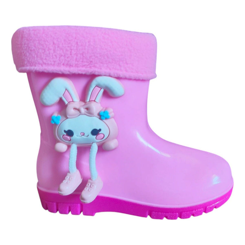 Bota De Agua Niño Niña Impermeable Lluvia Nieve 7584