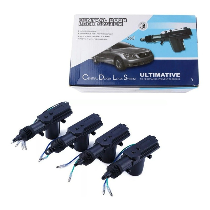Kit Cierre Centralizado 12v Universal 4 Puertas 360° /r&c