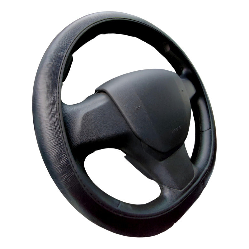 Funda Cubre Volante Ecocuero Negro Universal 38cm TiPod K313