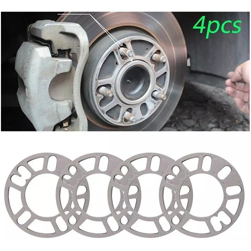 X4 Espaciador De Llanta 8mm 4x100 4x108 4x1145x1005x1105x114