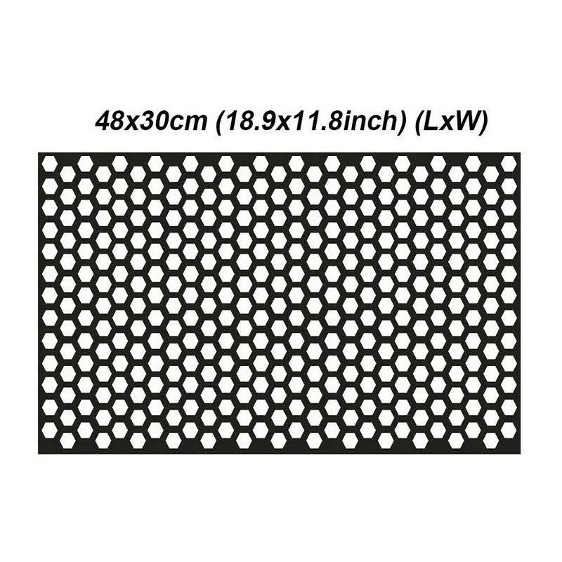 Vinilo Adhesivo Para Foco Óptico Panal 48x30cm Auto Tunning