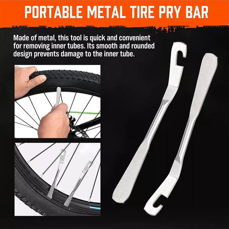 Kit Repara Neumáticos Pinchazos Estuche Emergencia Auto Moto
